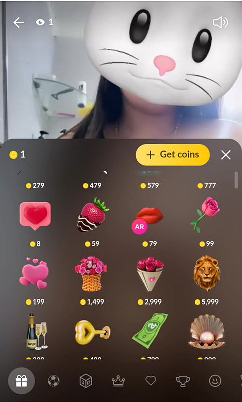 Tango girl ID crystal121 in full nude premium show