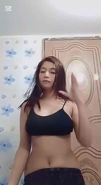 Beautiful GF Showing Pressing Her Bigboobs