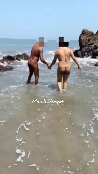 Monika Arpit monikaarpitcpl A Real Indian Hotwife From Pune 2 Goa Beach India