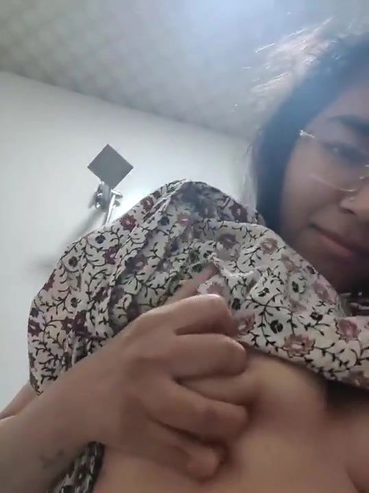 Tattoed Horny Wife Milking Boobs