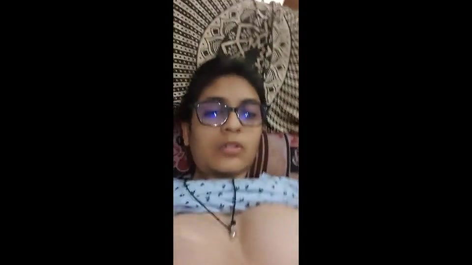 Beautiful Indian Chashmish Girl named Ganika masturbating