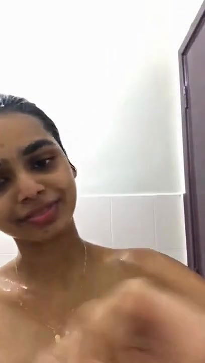 Indian Teen Showering and Posing