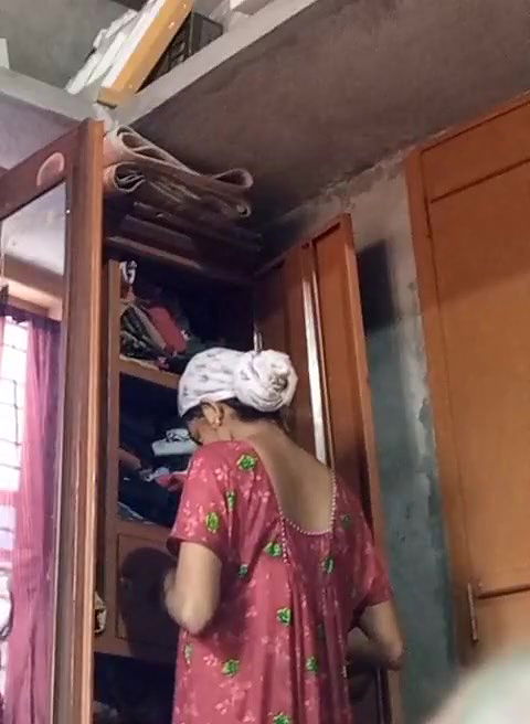 cute Tamil sister dress change special ops by bro