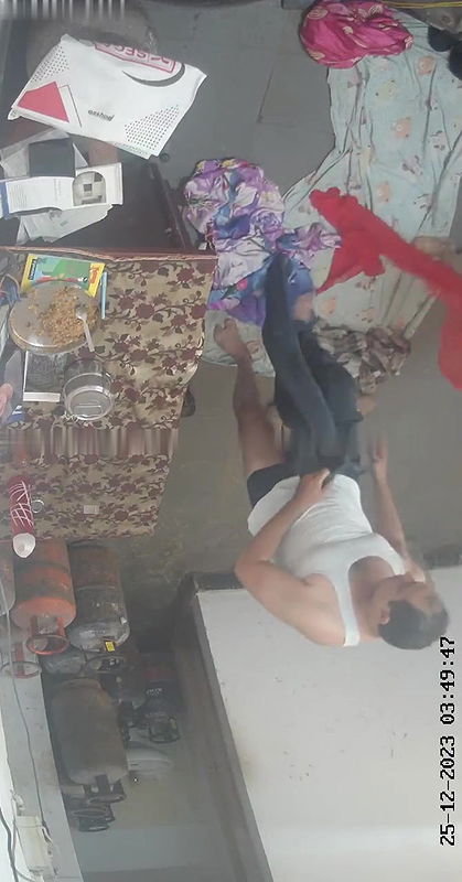 CCTV desi couple sex at home in hardcore raw video