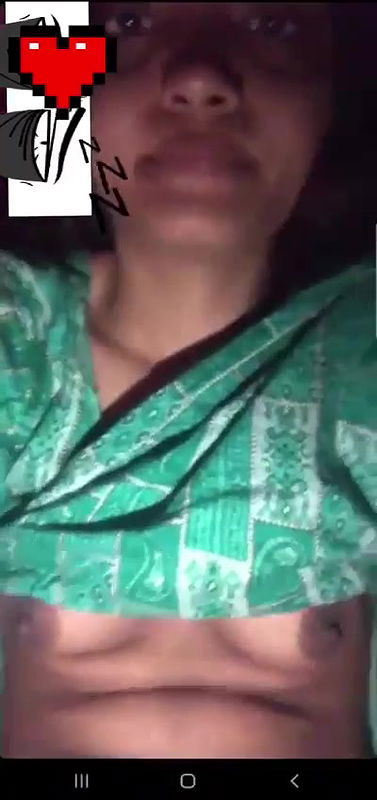 Indian fingering ex girlfriend video call at night