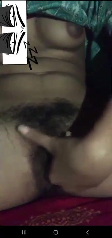 Indian fingering ex girlfriend video call at night