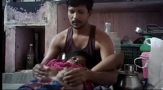 super busty Telugu aunty sex at home with boobs suck