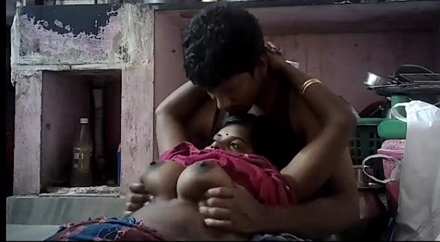 super busty Telugu aunty sex at home with boobs suck