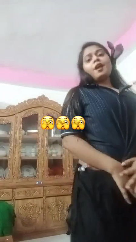 Bengali girl striptease dancing and nude pussy rubbing