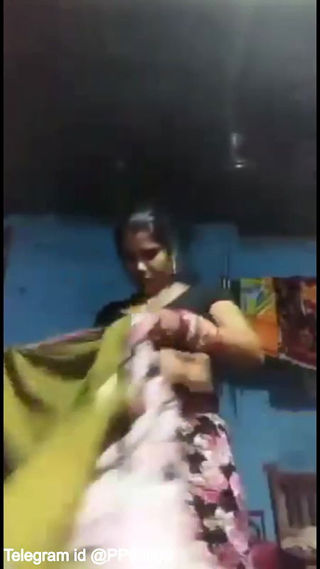 Village wife stripping clothes and naked