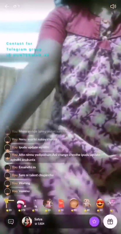 cute Telugu bhabhi shows big boobs and hot pussy