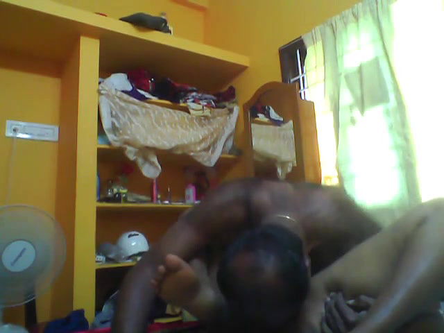 Amateur Indian wife with big booty rides her hubby on top greedily