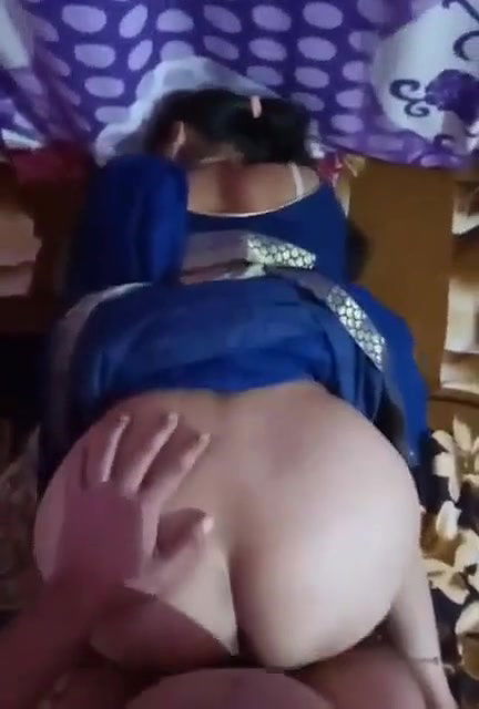 Blue Saree woman fucked