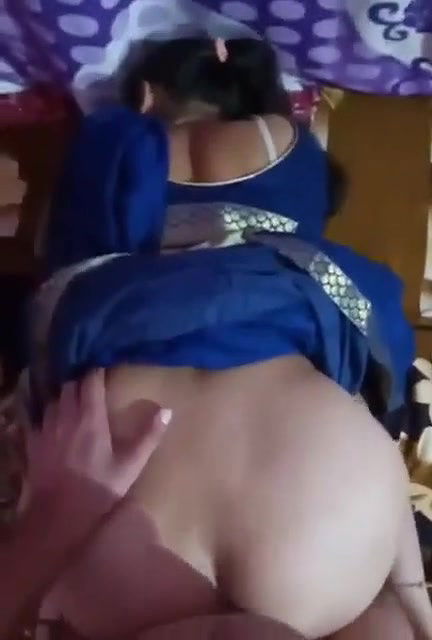 Blue Saree woman fucked