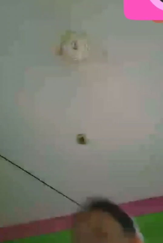 young MILF boobs show on video call to lover