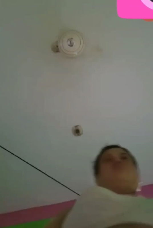 young MILF boobs show on video call to lover