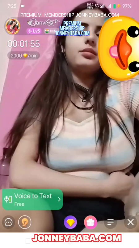 Janvi nude chamet exclusive show