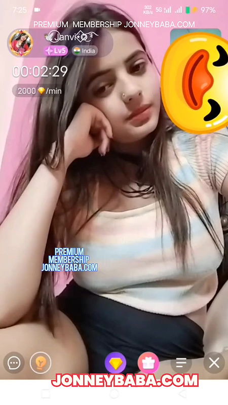 Janvi nude chamet exclusive show