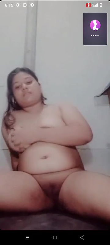 live app content of chubby Indian girl fingering
