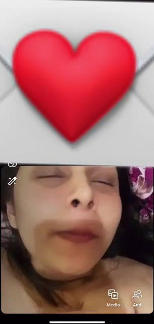 topless selfie video GF playing with big boobs