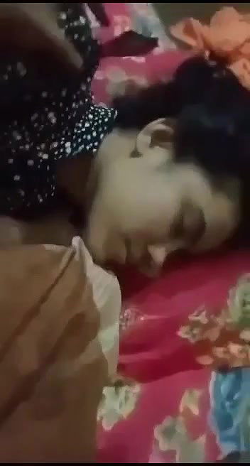 shy girlfriend boob show in sleepiness to lover