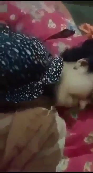 shy girlfriend boob show in sleepiness to lover