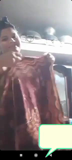 cute girl video call to lover after nude bath