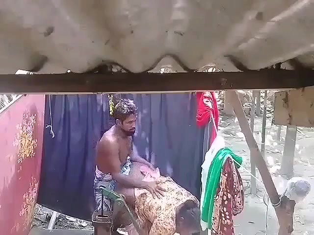 Cheater mature village bhabhi Fucking by devar in bathroom, when someone calling her from outside