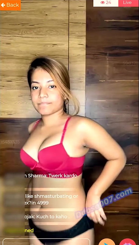Brishti Samaddar Ass Show on App Live
