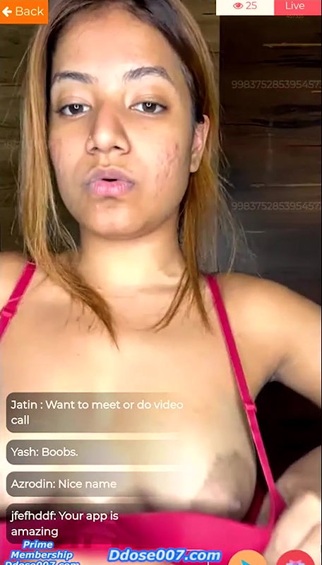 Brishti Samaddar Ass Show on App Live