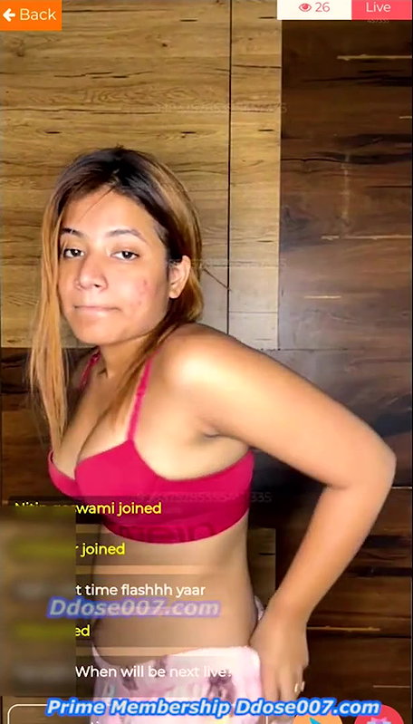 Brishti Samaddar Ass Show on App Live