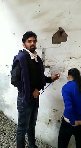 crazy couple outdoor caught