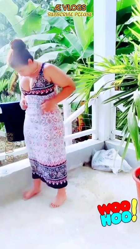 Bathing village bhabhi hot girl dress change full video New Desi video daily vlogs @ VLOGS
