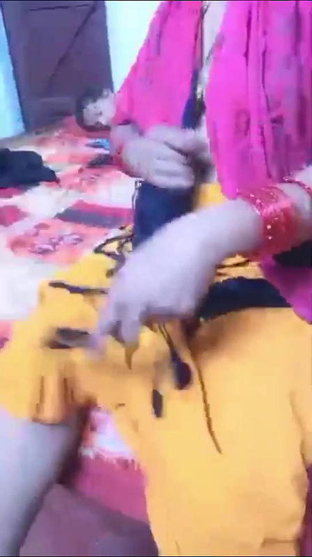 Desi village bhabi fun with father in lw