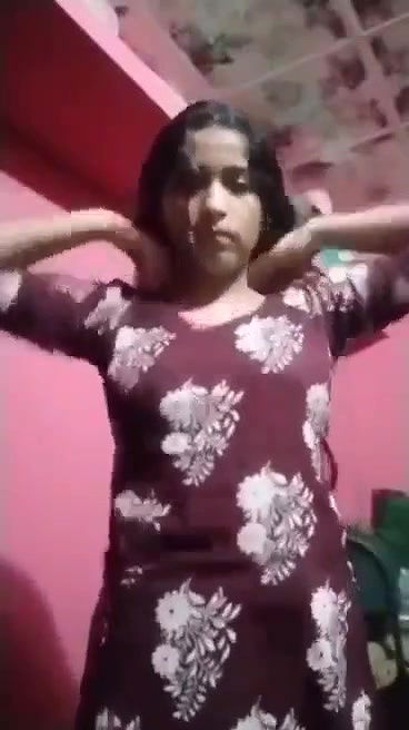 Beautiful Cute Busty Girl Showing Her Sexy Pussy