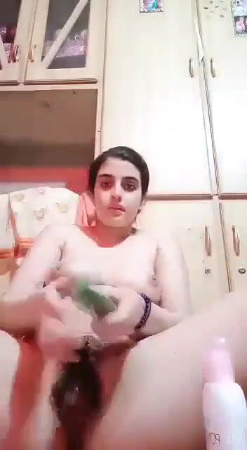 Bushy Pussy Beautiful Pakistani Girl Dildoing Pussy On Cam