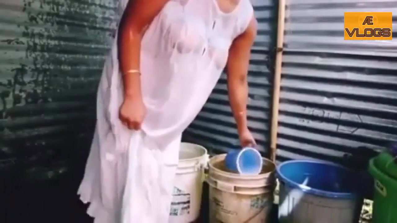 Desi Style Bathing Vlog -Part 1 Transparent Nighty Bathing VideoBathing Vlog