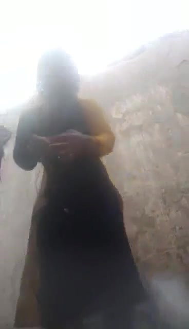 Young Pashto Girl Bathing