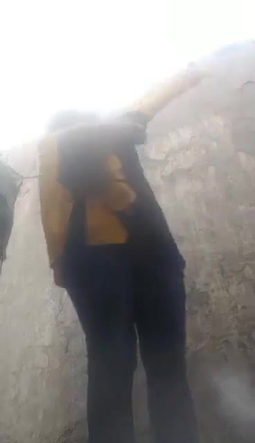 Young Pashto Girl Bathing