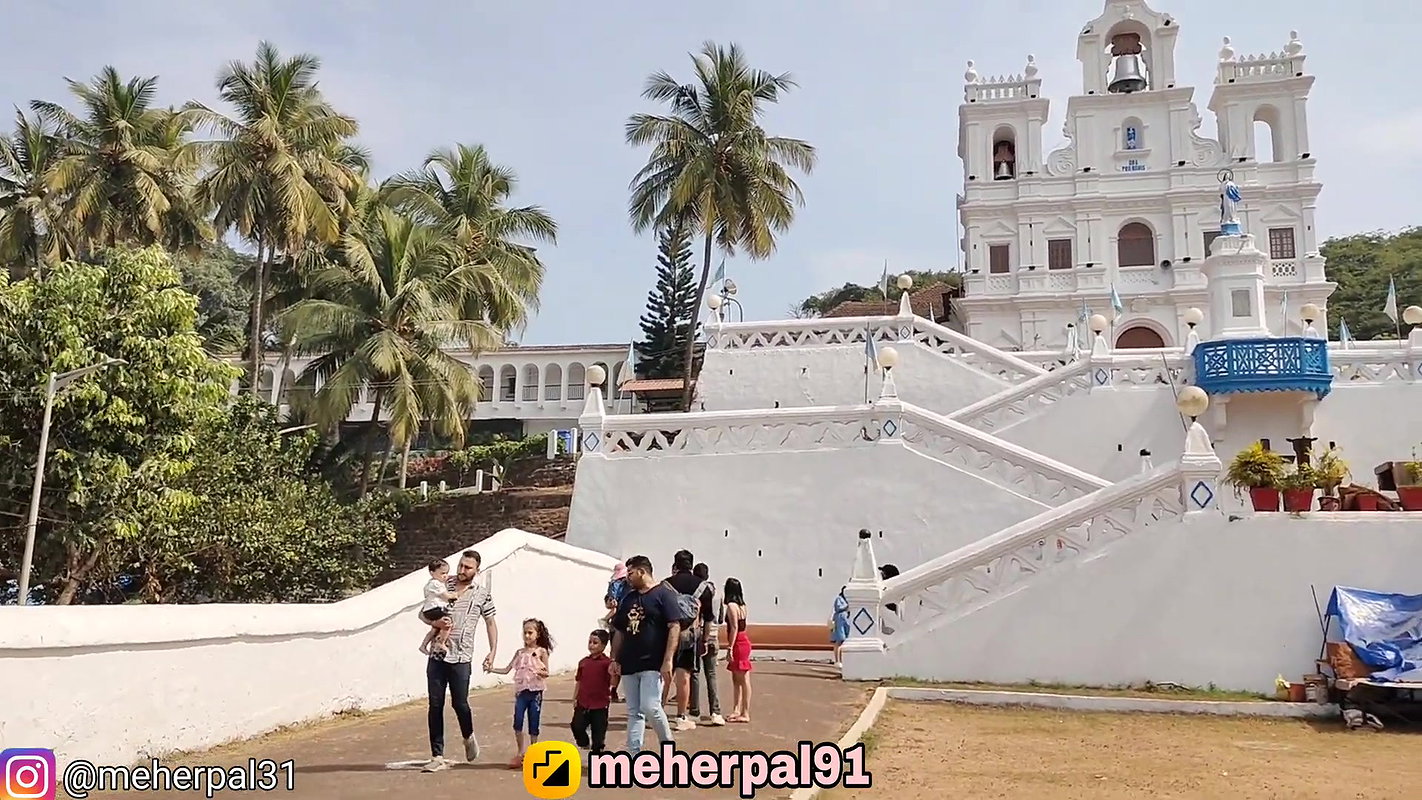Goa Diaries Day 4 Dona Paula Miramar Beach Immaculate conception Church Simmba Se Mili Main