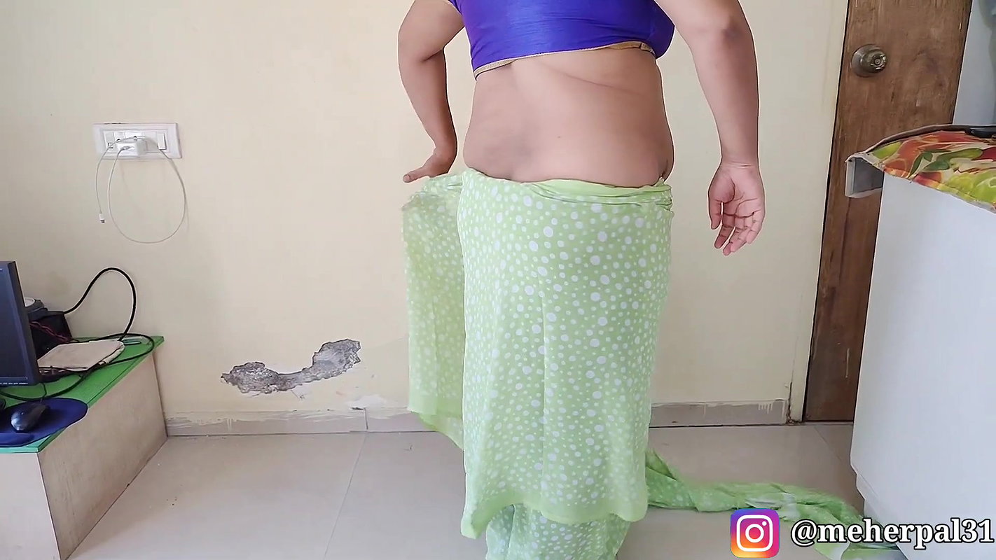 Mumtaz Style Saree Draping Retro Style Low Waist Saree Meher Pal