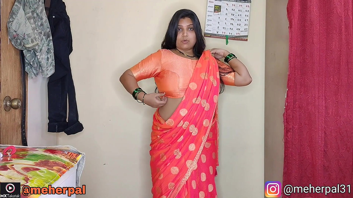 My New Saree Collection Narangi Saree Lage Lai Bhaari Mujpe