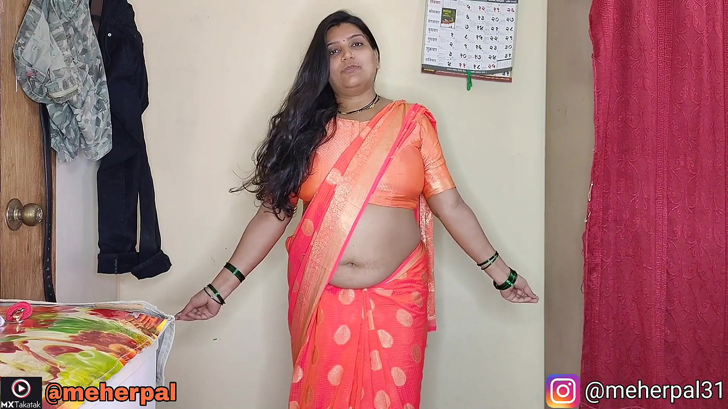 My New Saree Collection Narangi Saree Lage Lai Bhaari Mujpe