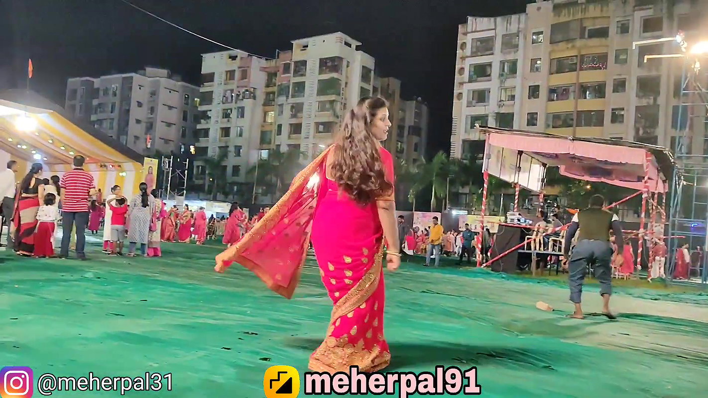 Navratri Day 2 Red Colour Garba & Dandiya Ae Haalo