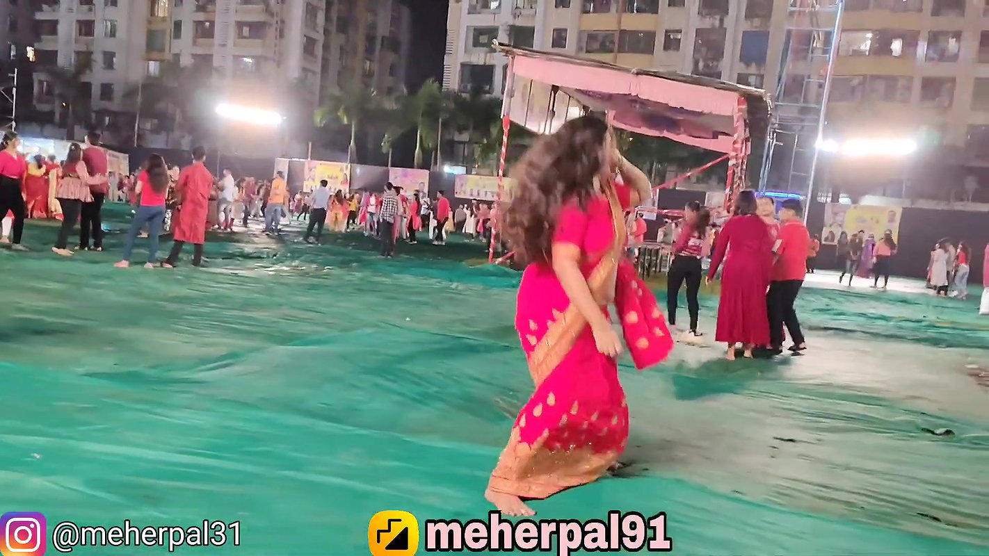 Navratri Day 2 Red Colour Garba & Dandiya Ae Haalo