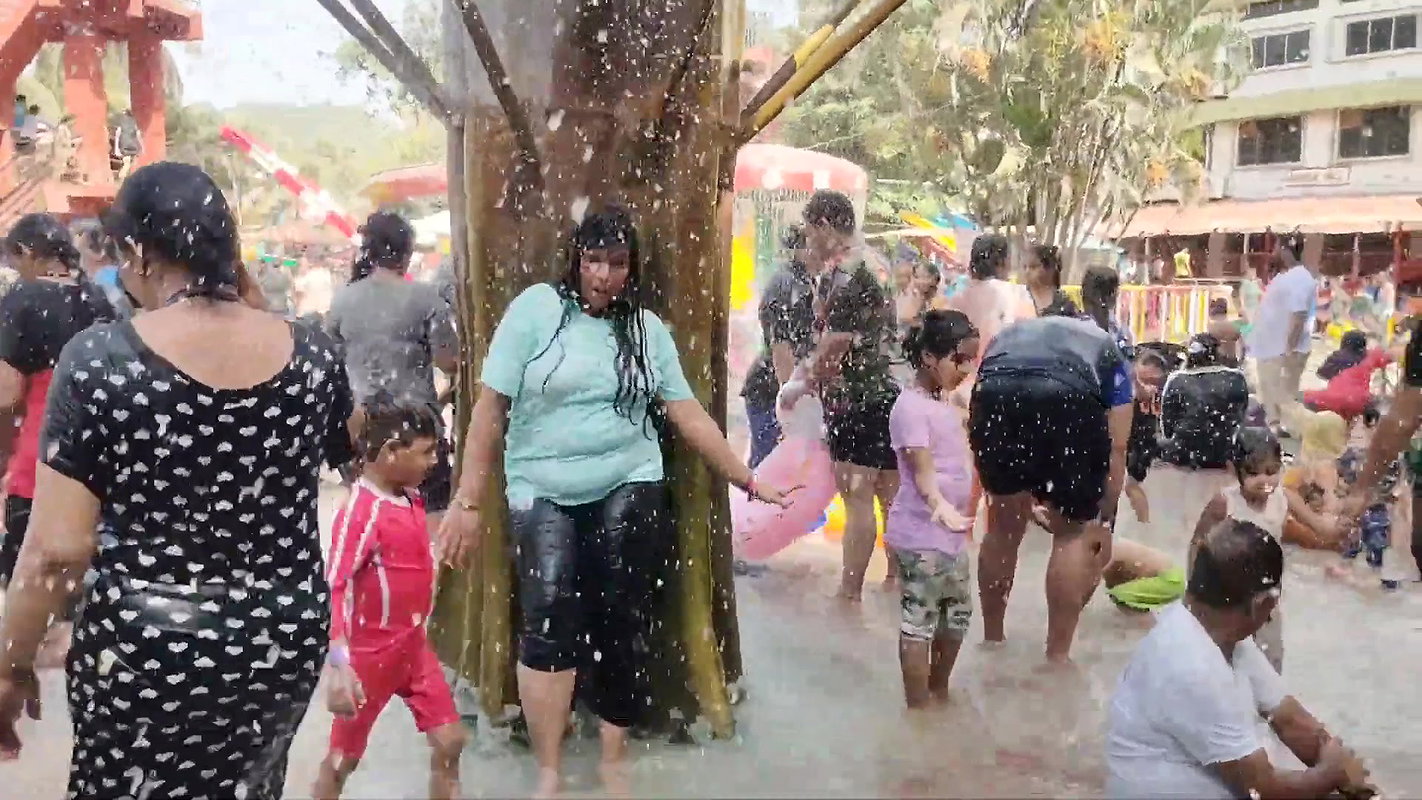 Rain Dance At ResortWater Park