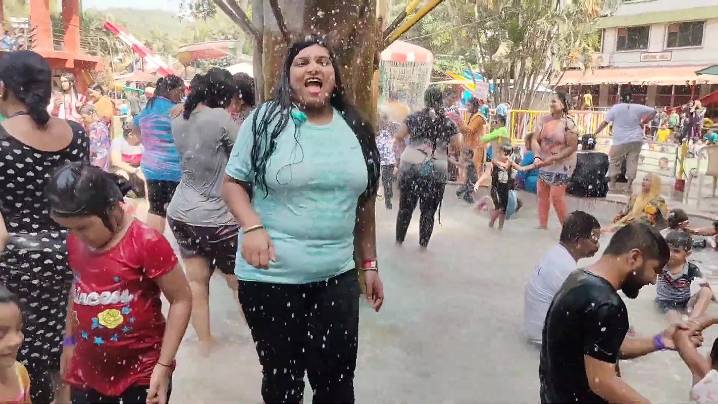 Rain Dance At ResortWater Park
