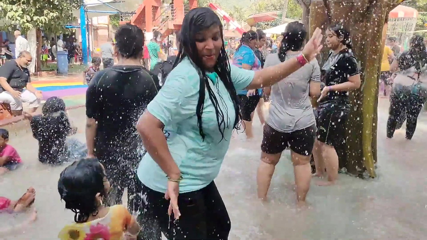 Rain Dance At ResortWater Park