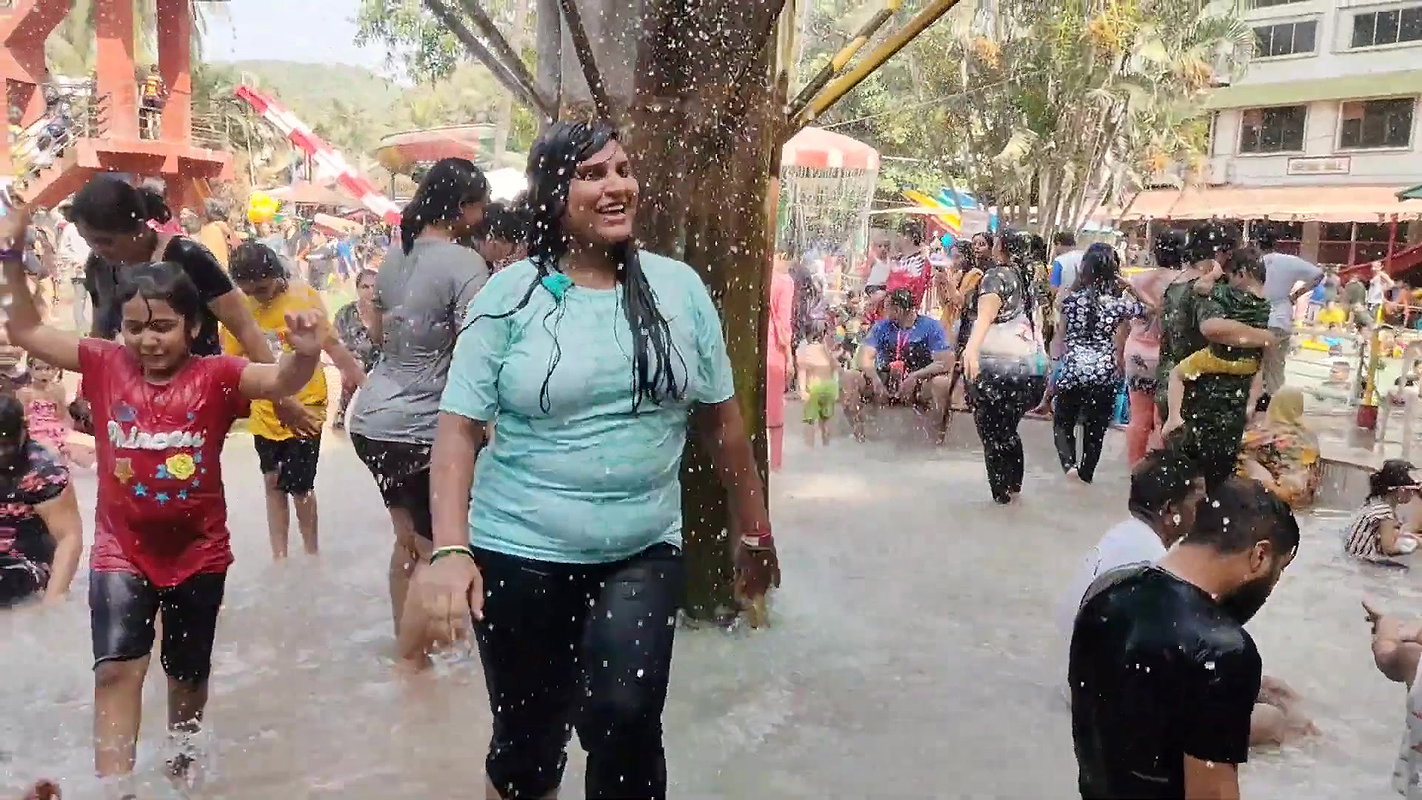 Rain Dance At ResortWater Park
