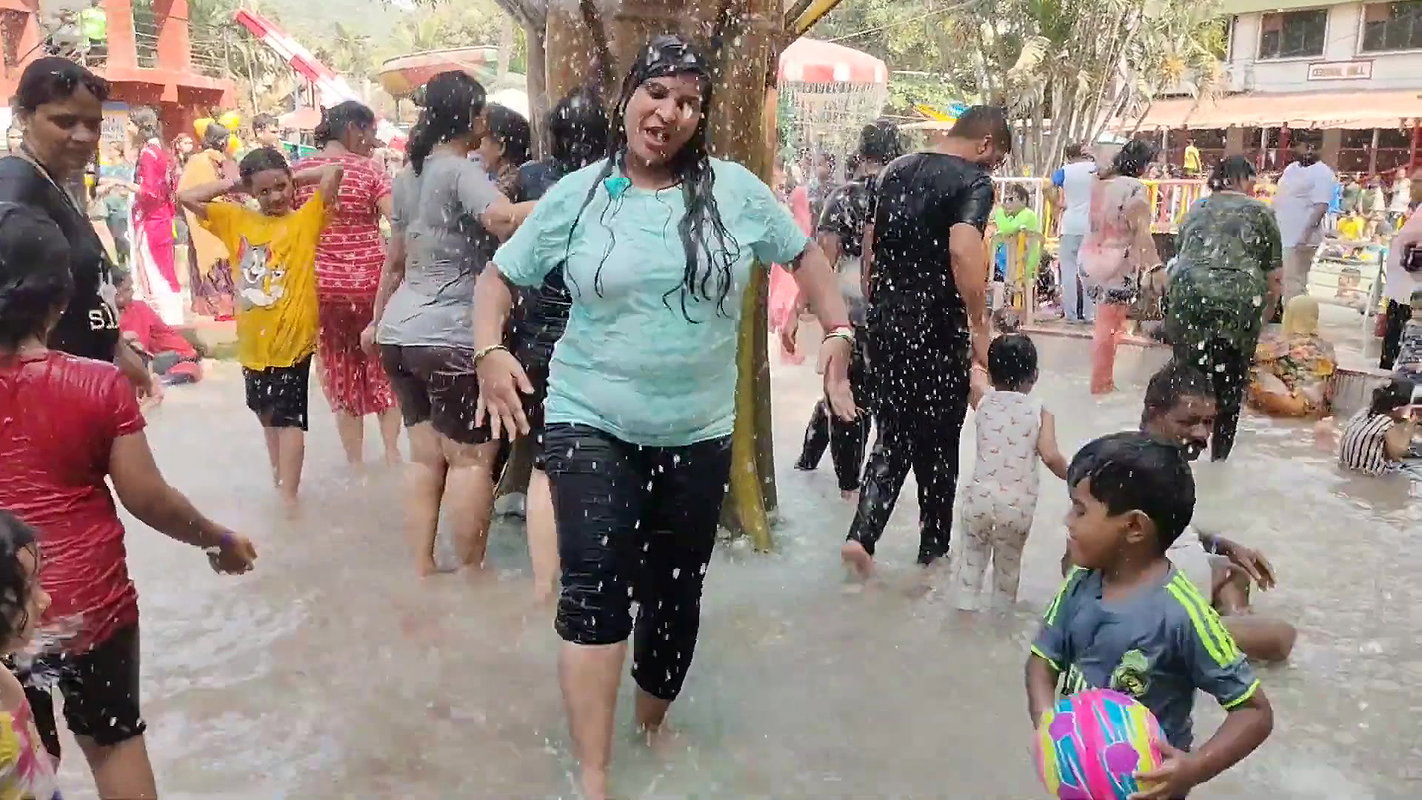 Rain Dance At ResortWater Park